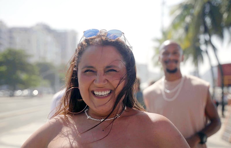 Pamela Leiva en Socios por el mundo | Gentileza: Canal 13