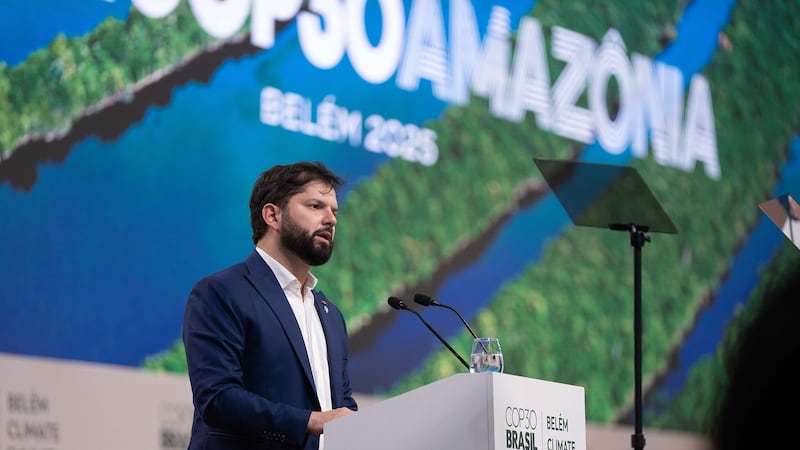 “Dijo que la crisis climática no existe y eso es mentira”: Presidente Boric apuntó directamente contra Donald Trump en intervención previa a la COP30