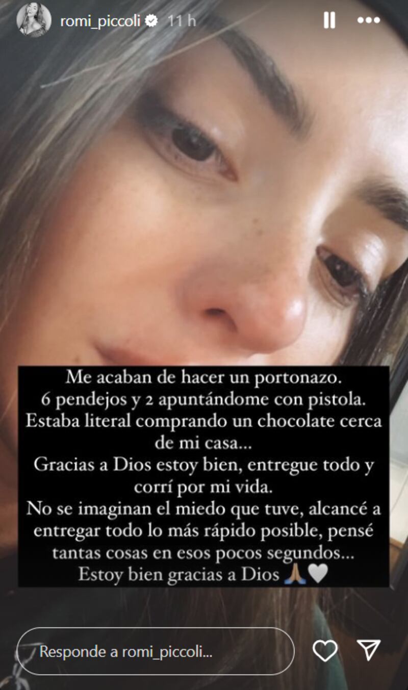 Historia de Romina Piccoli | Instagram