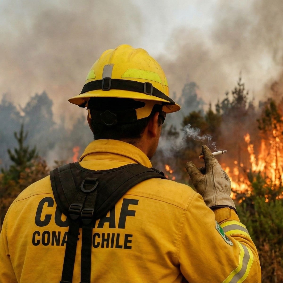 Bombero confiesa incendio en Coronel por consumo de marihuana Bombero confiesa incendio en Coronel por consumo de marihuana