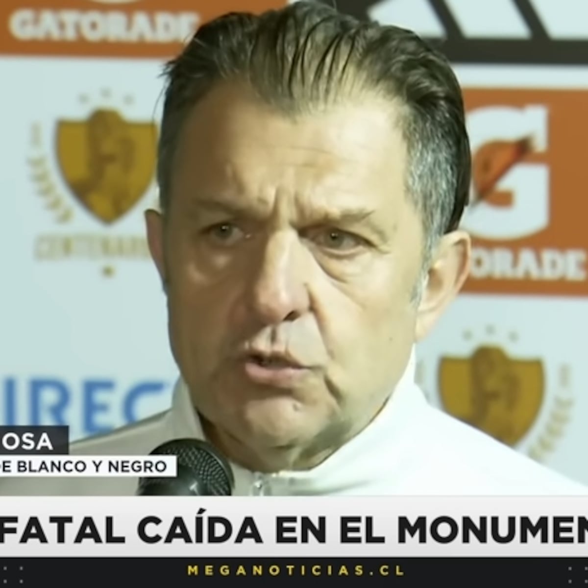 Aníbal Mosa lamenta muerte de hincha de Colo Colo en el Monumental Aníbal Mosa lamenta muerte de hincha de Colo Colo en el Monumental