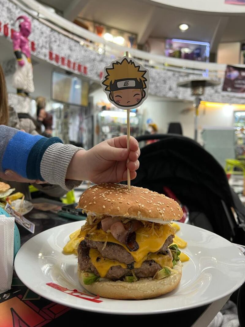 Cada plato o preparación que aparece en la carta está inspirado en algún personaje de comic o anime.