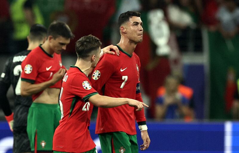 Cristiano Ronaldo llora al fallan un penal