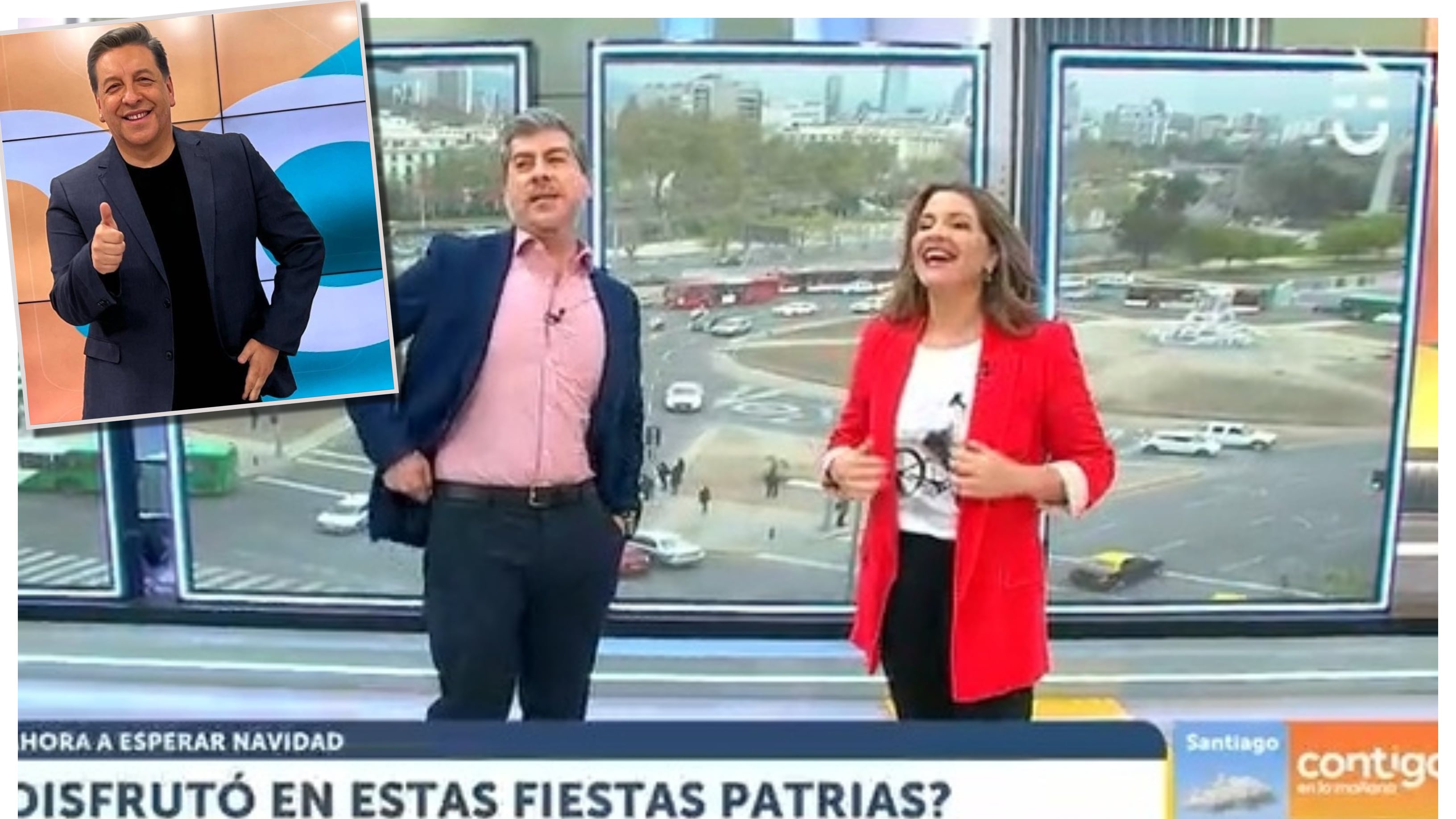 Monserrat Álvarez bromeó este martes, en el inicio de "Contigo en la mañana", con la ausencia de Julio César Rodríguez en la animación del matinal.