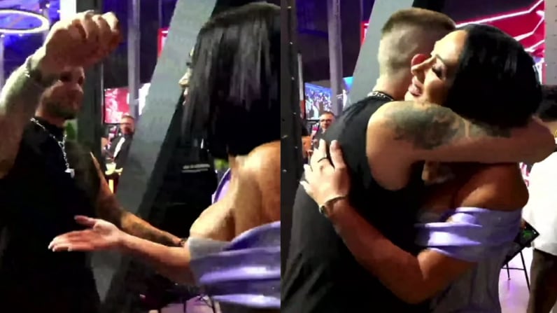 Pamela Díaz y Jean Philippe Cretton | Captura: Youtube @pamefieradiaz