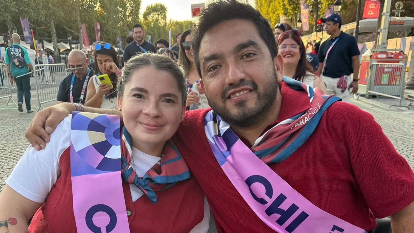 Camila Campos y Francisco Cayulef