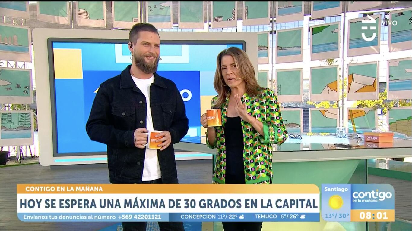 Jean Philippe Cretton en "Contigo En La Mañana"