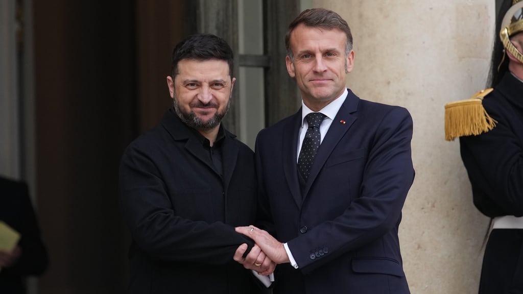 Volodimir Zelensky Emmanuel Macron