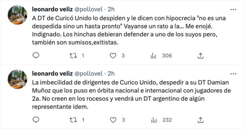 Las publicaciones de Leonardo Véliz