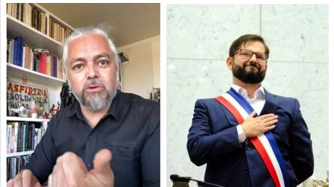 Jorge Baradit criticó al Presidente Gabriel Boric por afirmar que abrirá un nuevo proceso constituyente si gana el Rechazo.