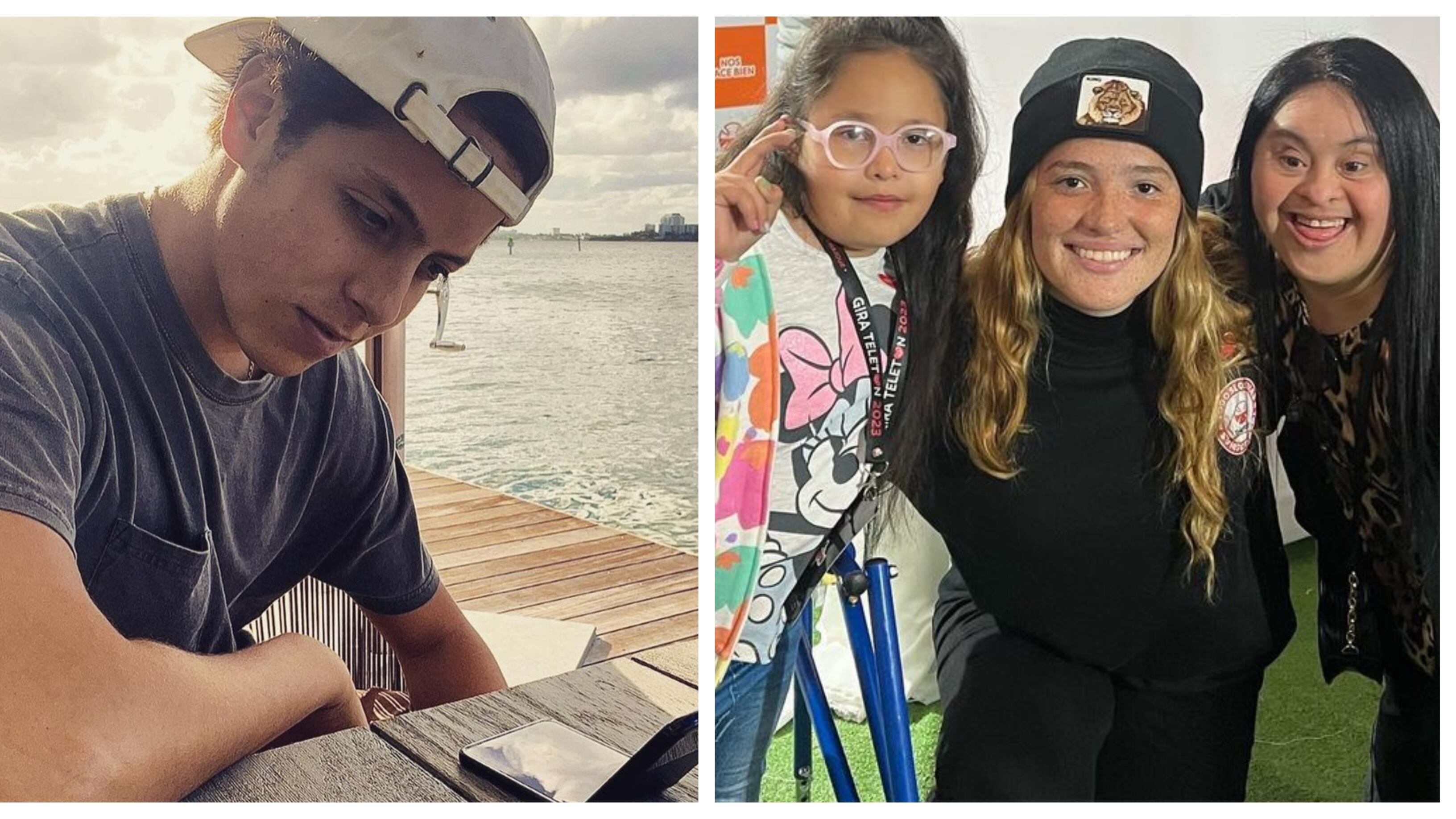 Ambos jóvenes visitaron este jueves el Instituto Teletón, donde relataron sus procesos de rehabilitación, y la importancia de apoyar la iniciativa de la Teletón.