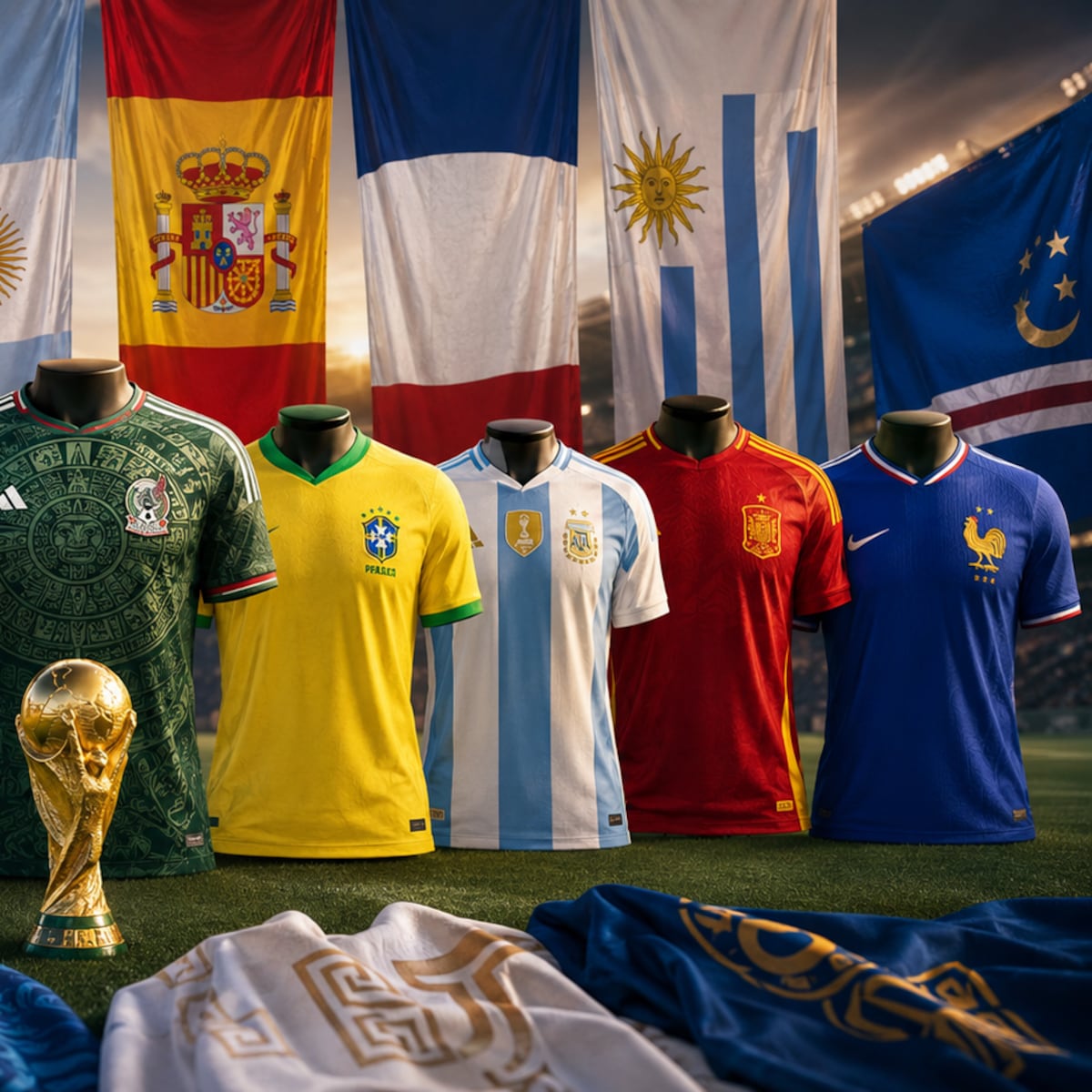 Mundial 2026: Conoce los nuevos diseños de las selecciones Mundial 2026: Conoce los nuevos diseños de las selecciones