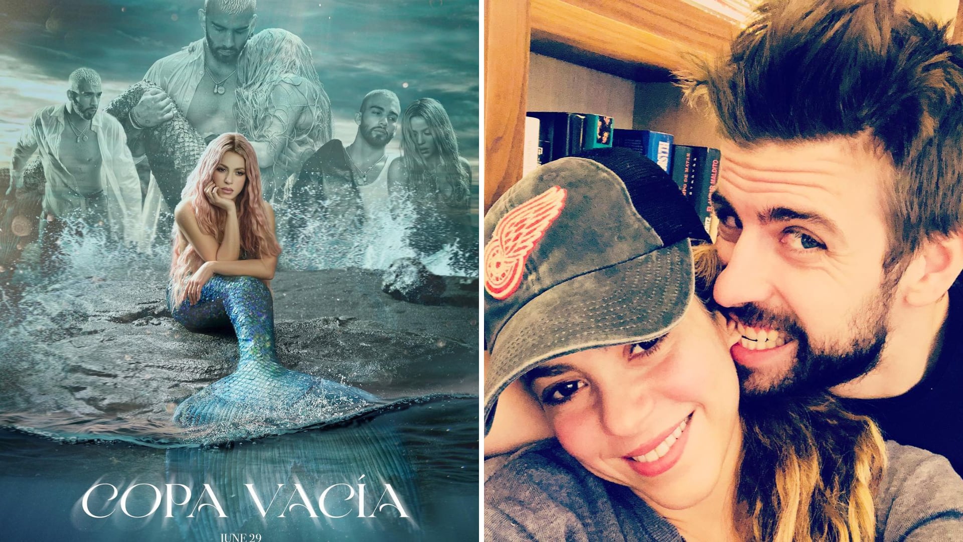 El nuevo tema lo grabó con Manuel Turizo y en el video ella es una sirena que la sacan del mar para tenerla en una pecera que luego bota a la basura.