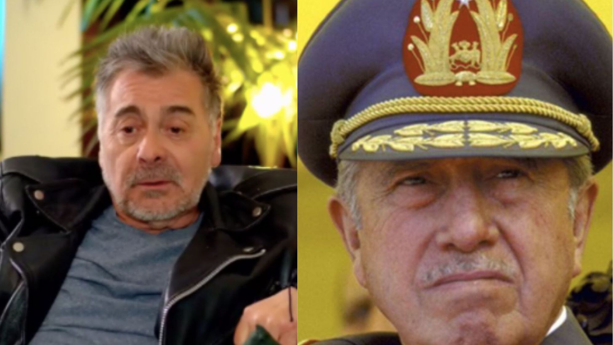 Pato Torres y Augusto Pinochet