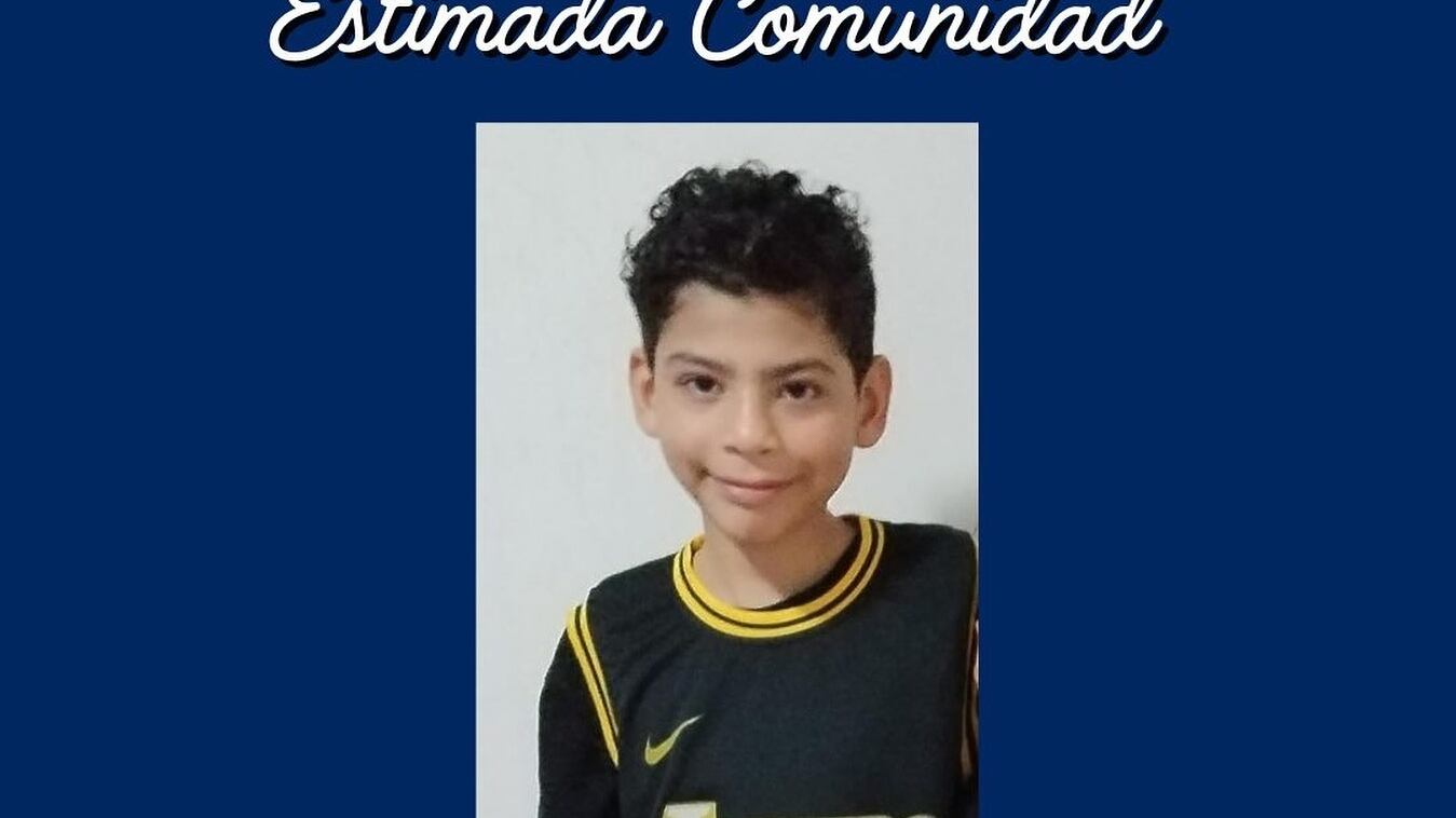 Jeremy Trujillo desapareció cuando iba al colegio