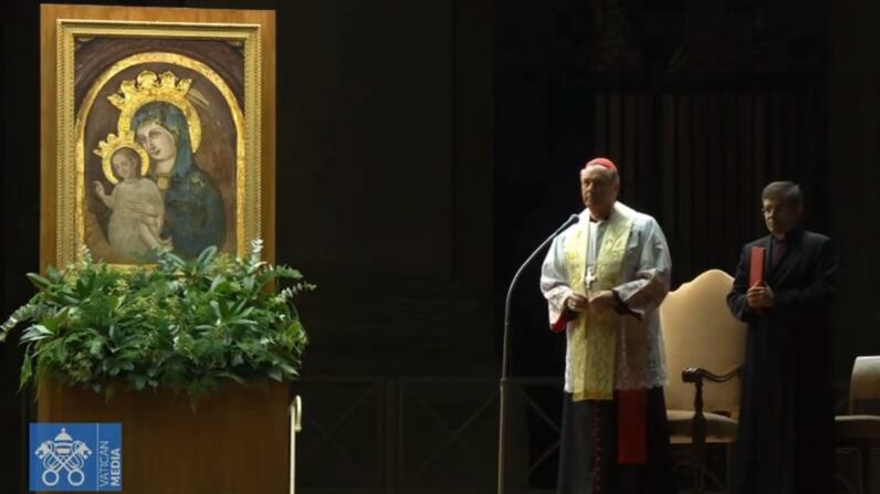 Misa donde se reprodujo audio de Papa Francisco | Captura: Vatican News
