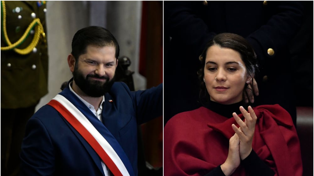 Presidente Boric y Paula Carrasco en la Cuenta Pública 2025