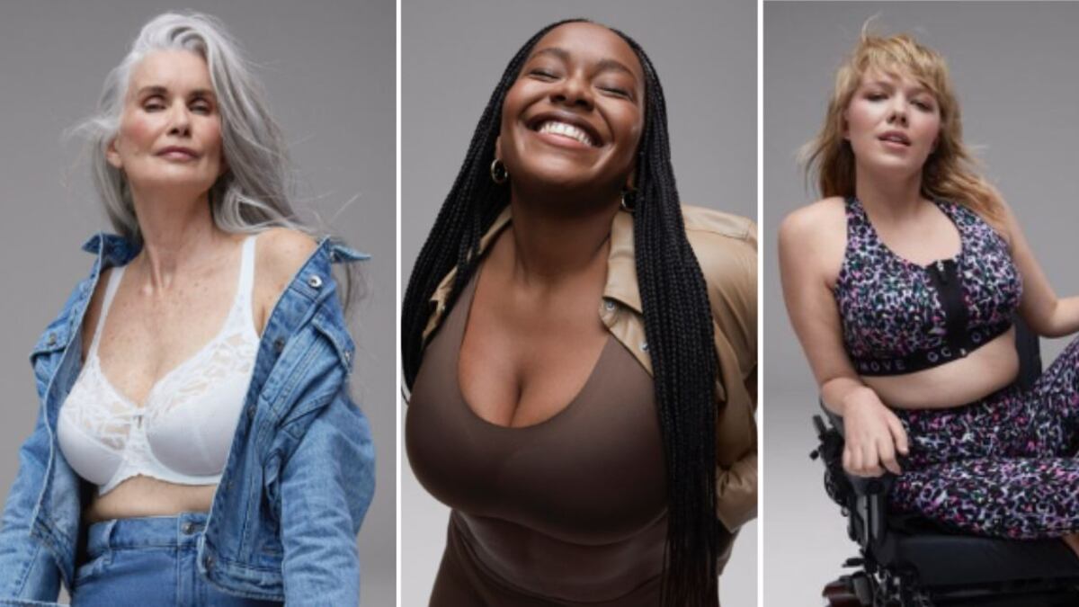 En la campaña de Marks & Spencer incluyeron mujeres de distintas razas, tamaños y edad.