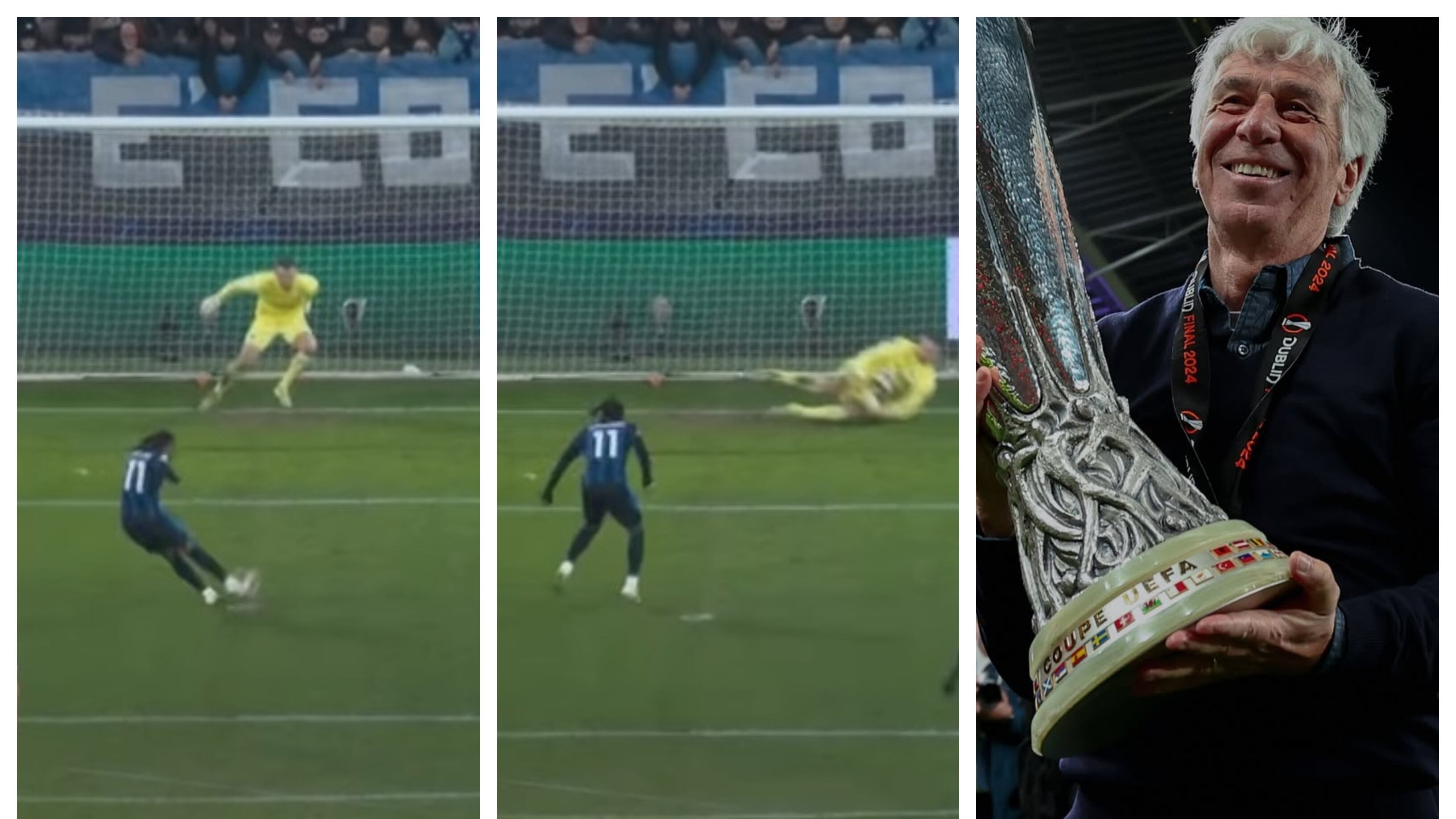 El entrenador de Atalanta aseguró que Lookman es uno de los peores pateadores de penales que ha visto en su vida.