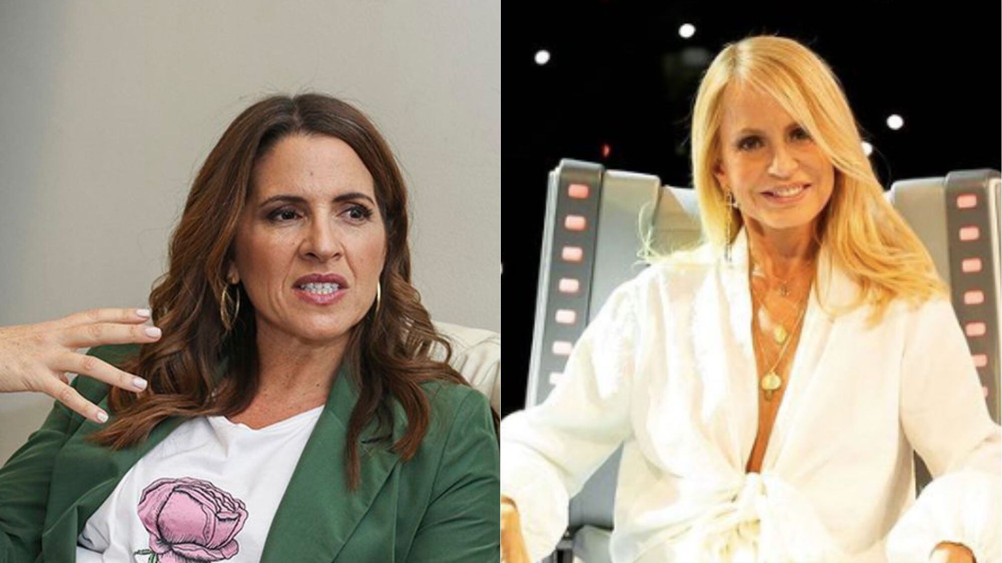 Monserrat Álvarez y Cecilia Bolocco