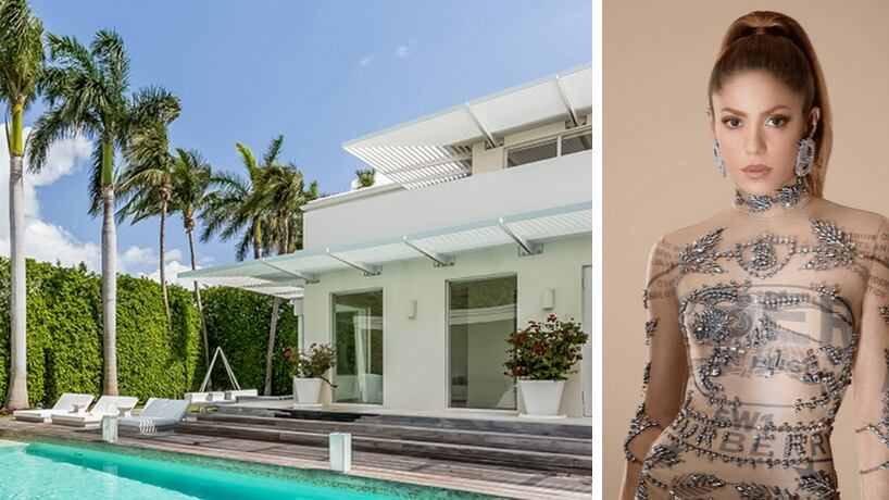 Así es la mansión en la que Shakira vivirá con sus hijos en Miami