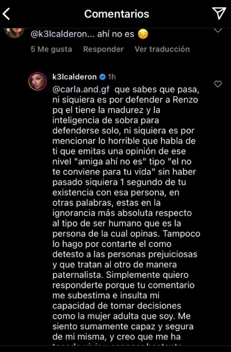 Kel se defiende de las críticas