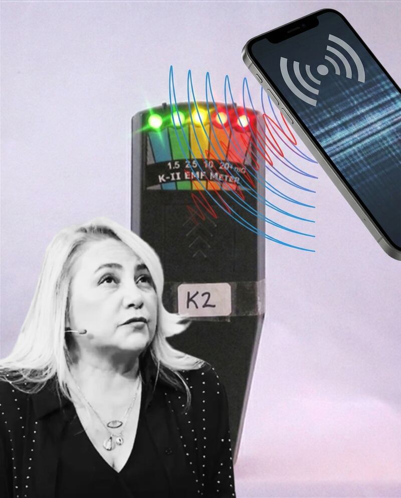 Según Latife, usar un K2 sin apagar el celular puede llevar a creer que hay espíritus cuando solo existe interferencia electromagnética.