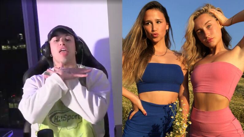 Nicolás Solabarrieta, Guarén y Fran Maira | Captura: Twitch ZimDecker e Instagram