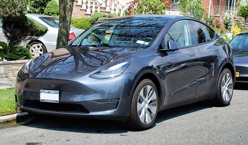 El vehículo involucrado fue uno modelo  Model Y