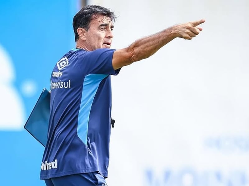 El técnico boliviano-argentino fue despedido este miércoles del cuadro gaucho luego de ser goleados 4-1 por Mirassol en el Brasileirao.