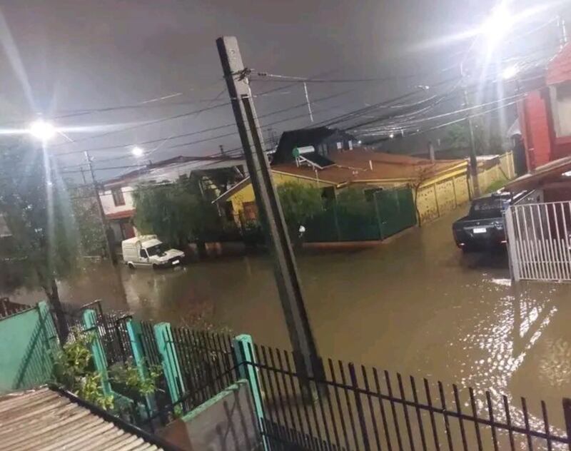 Lluvias en la zona sur