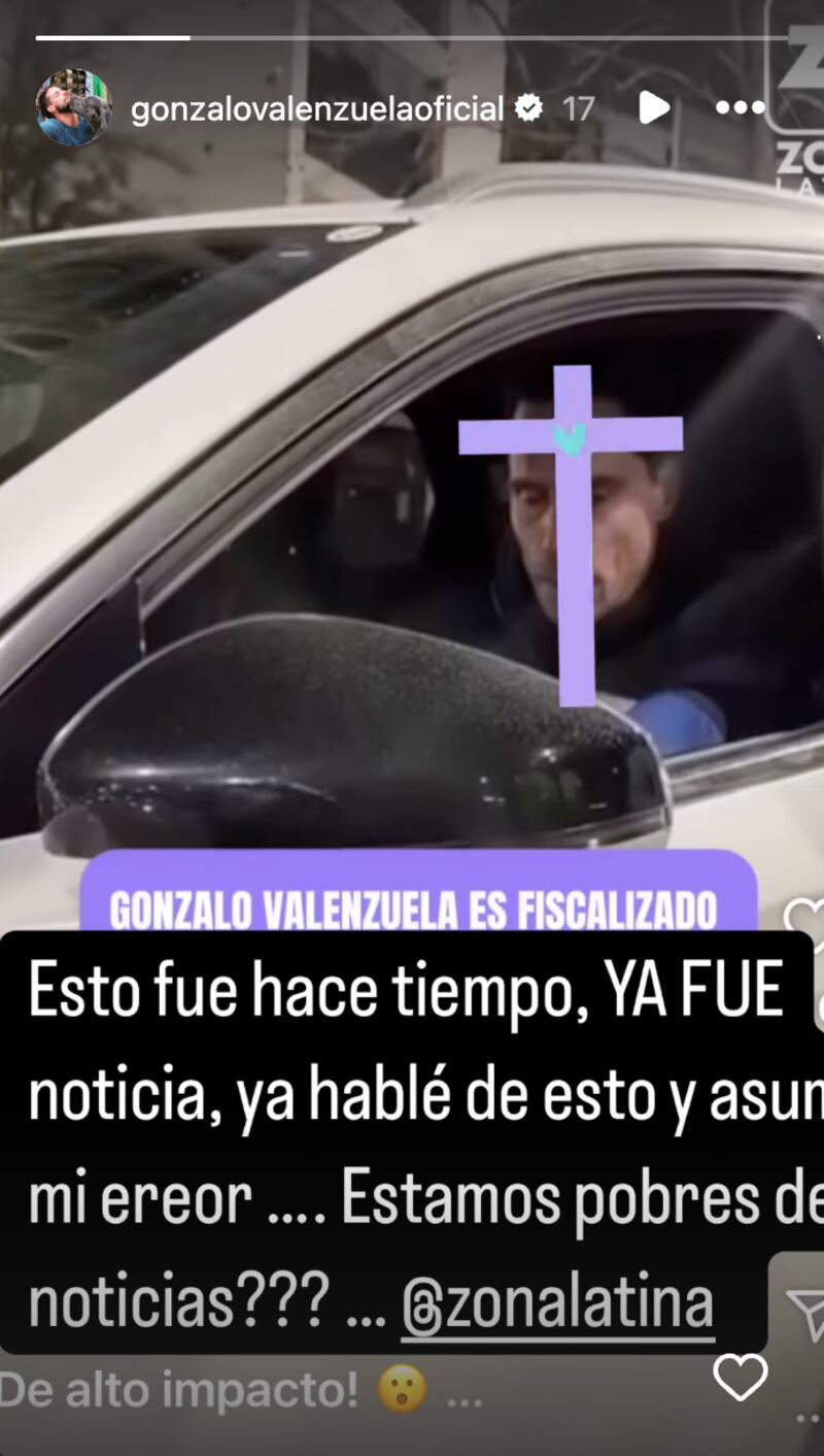 Historia de Gonzalo Valenzuela | Fuente: Instagram @gonzalovalenzuelaoficial