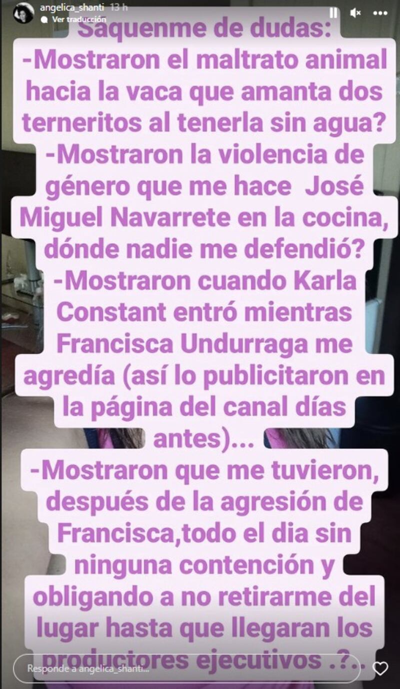 Historia de Angélica Sepúlveda | Fuente: Instagram