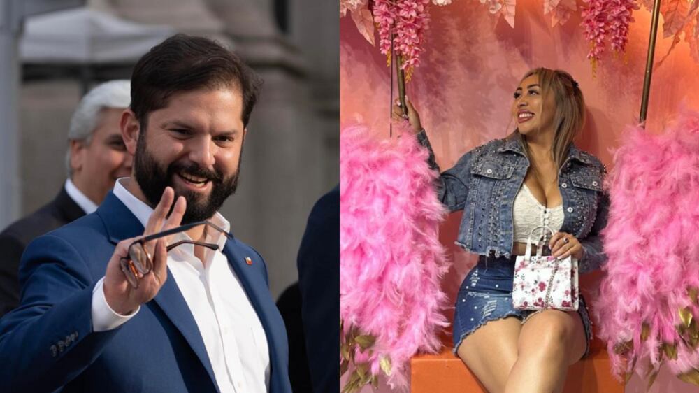 Naya Fácil y Gabriel Boric | Fuente: Instagram