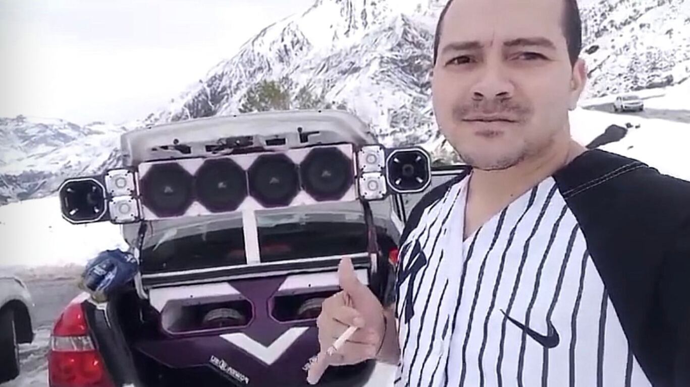 Tiktoker en el Cajón del Maipo