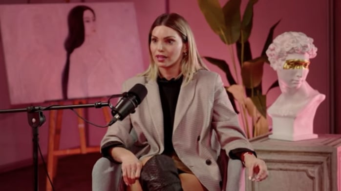 Faloon Larraguibel en podcast de Maly Jorquiera / Captura de pantalla