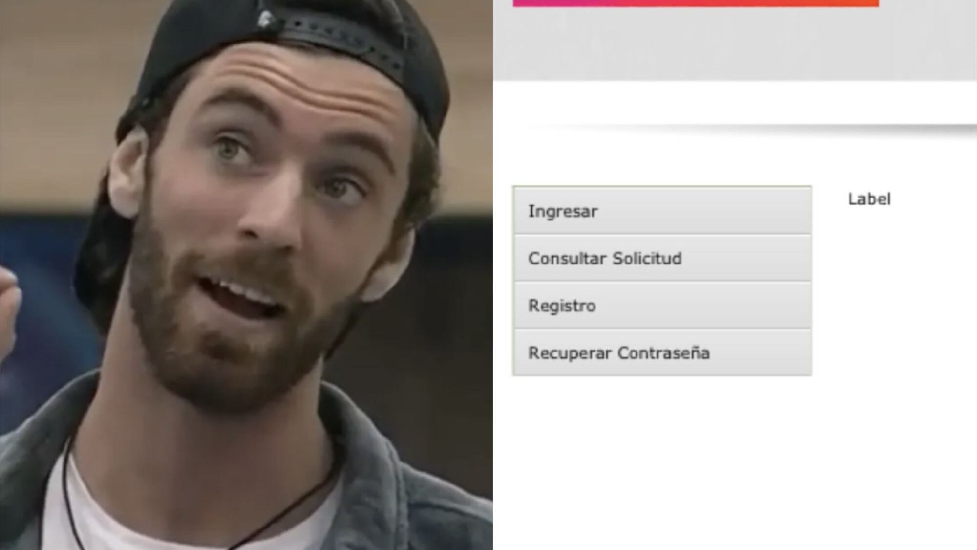 Lucas de "Gran Hermano" | Captura
