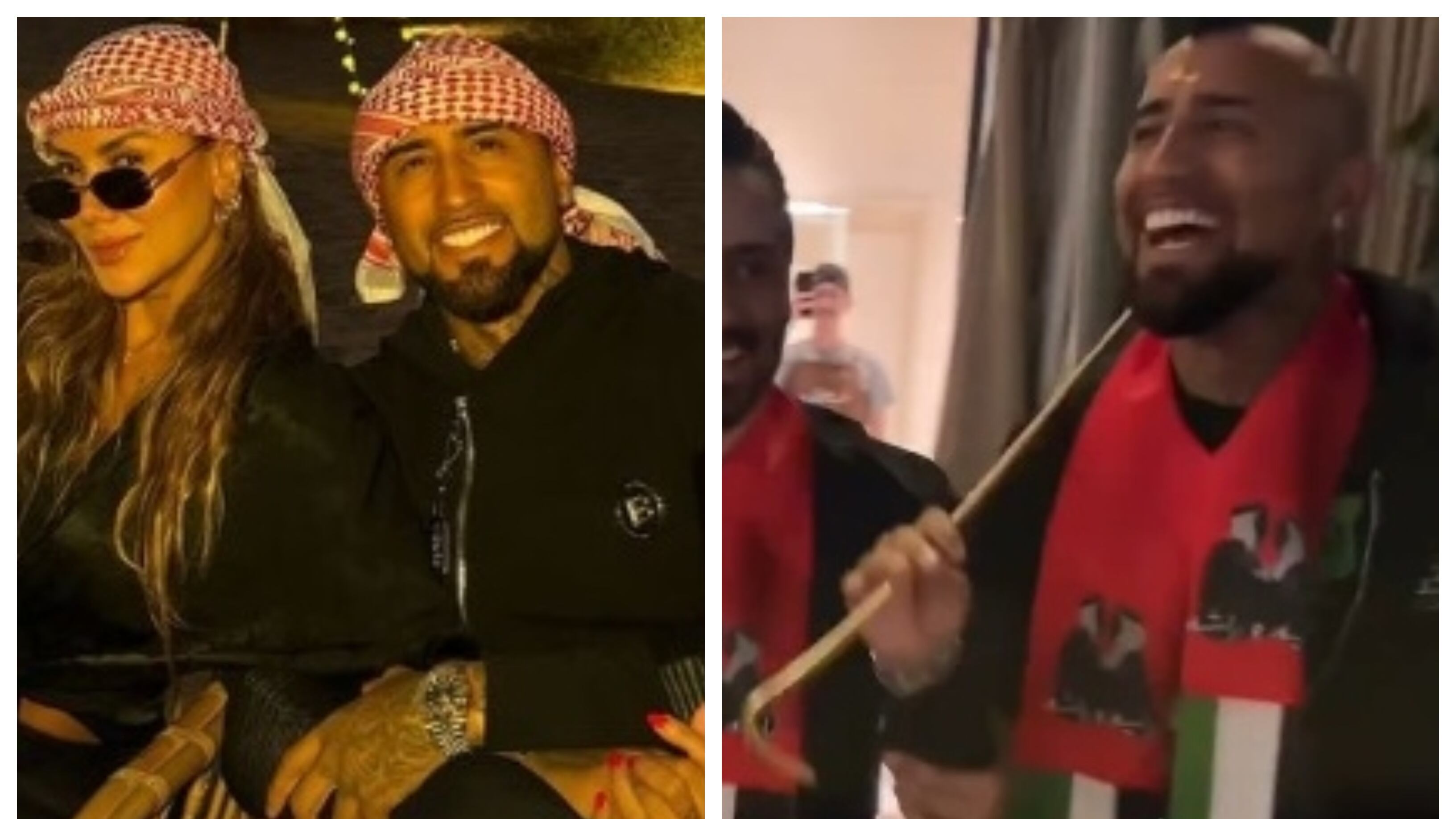 El jugador de Colo Colo no ha dejado de publicar en sus redes sociales su paso por los Emiratos en sus vacaciones.