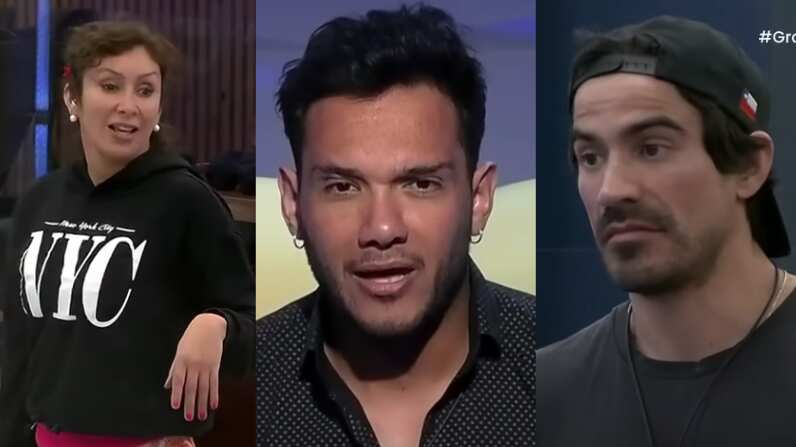 Iván Cabrera, Sebastián Ramírez y Angélica Sepúlveda | Captura: Gran Hermano de Chilevisión