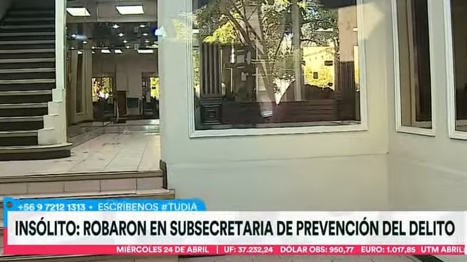 El robo fue cometido anoche y alcanzó al millón de pesos.