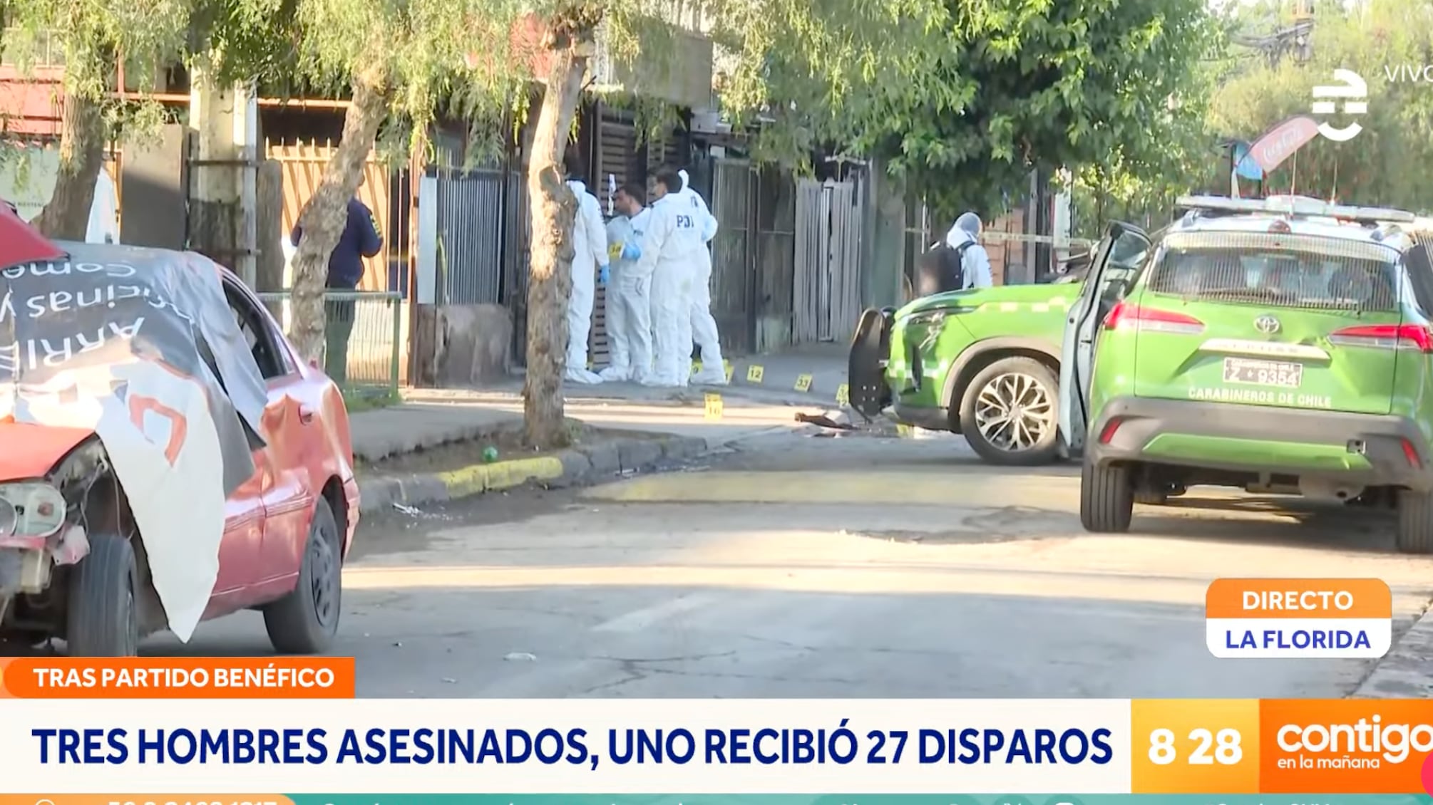 Se percutaron al menos 35 disparos en La Florida