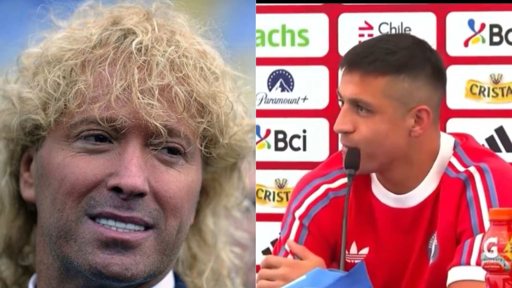 Leonardo Farkas y Alexis Sánchez
