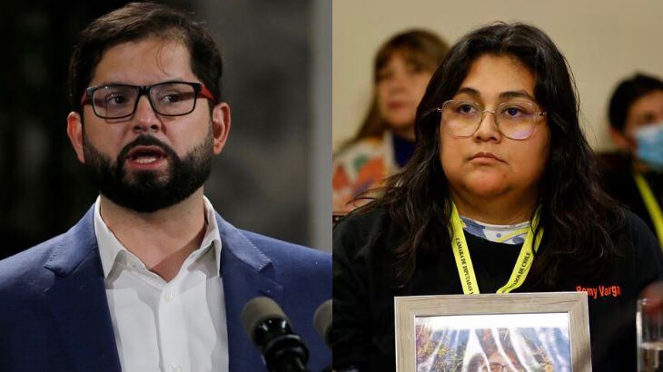 Presidente Gabriel Boric llamó a madre de Franco Vargas
