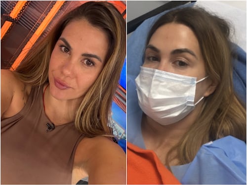 “Por suerte la pillé a tiempo”: Laura Prieto publicó preocupante imagen en una camilla