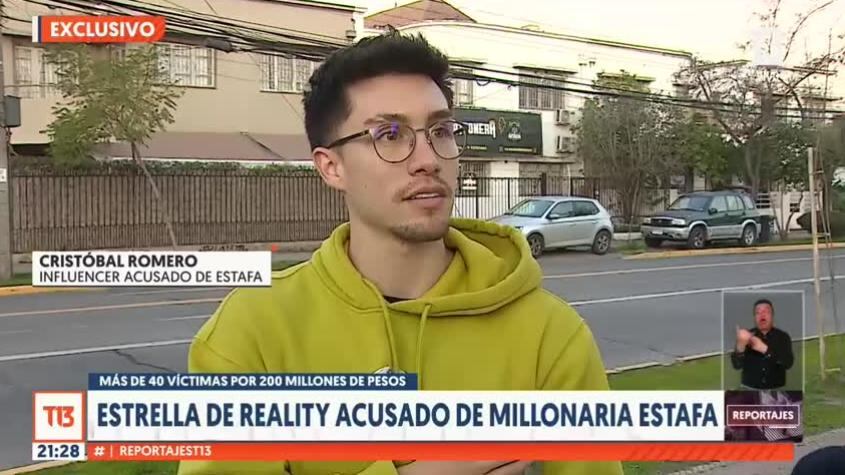 Demandado por estafa. Así sería el presente del exchico reality Cristóbal Romero, cuando es recordado por la célebre frase “ustedes están volviendo a ser como antes, ustedes habían cambiado para bien”, que utilizó para retar a su compañeros Dash y Cangri, a punta de lágrimas en el docureality de Canal 13.
Ahora, es el mismo Canal 13