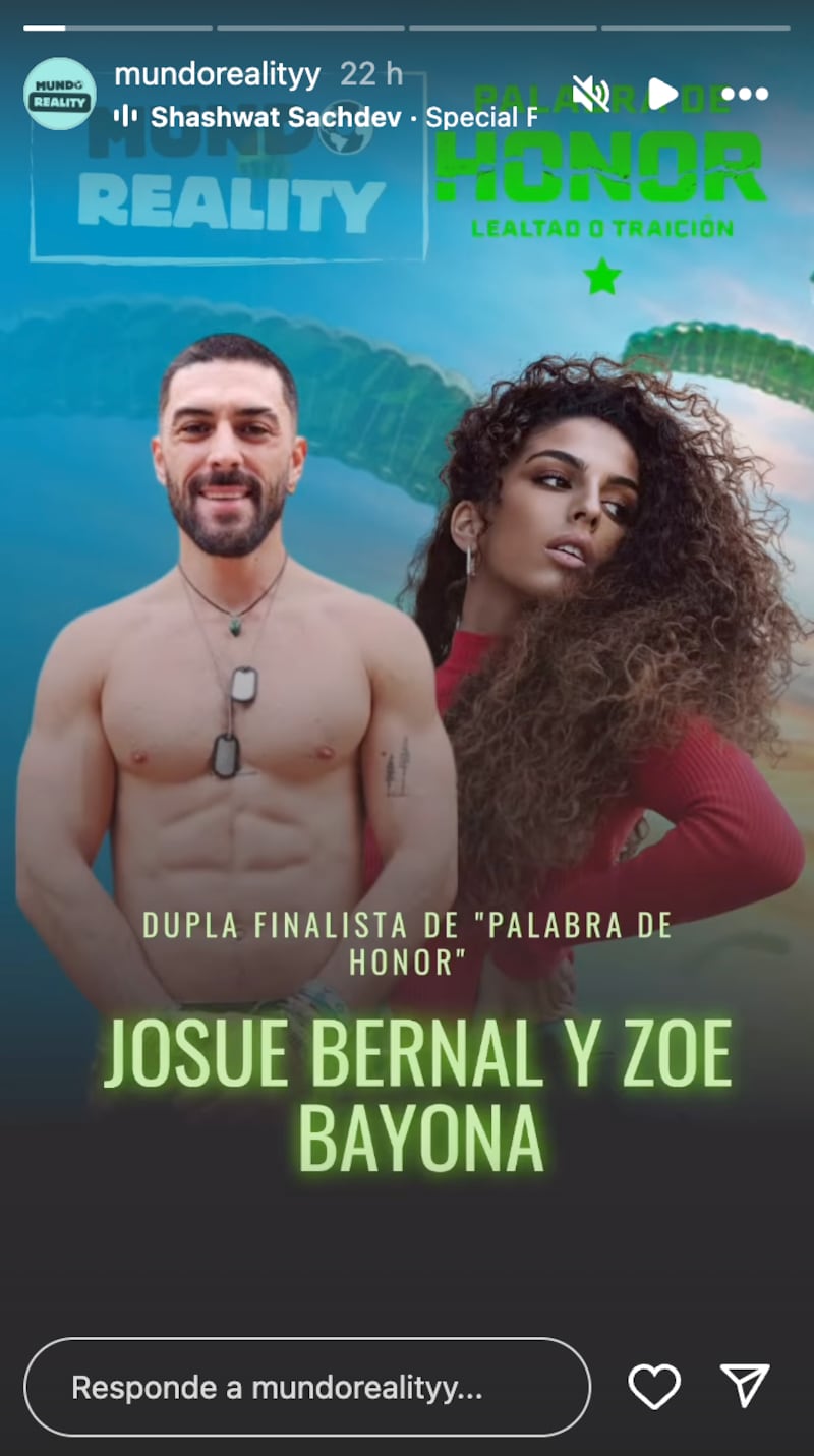 Finalistas de Palabra de Honor | Captura: Instagram @mundorealityy