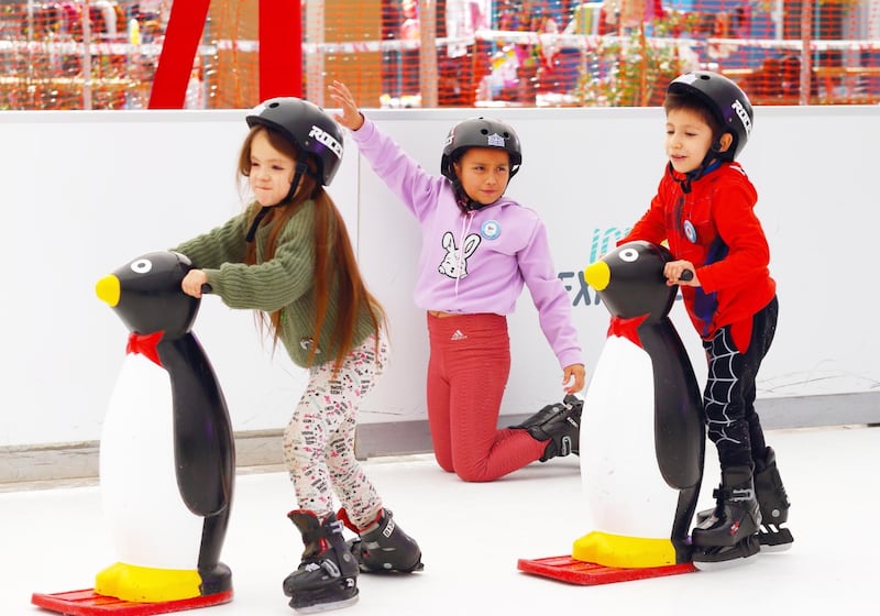 Pista de hielo gratuita en vacaciones de invierno