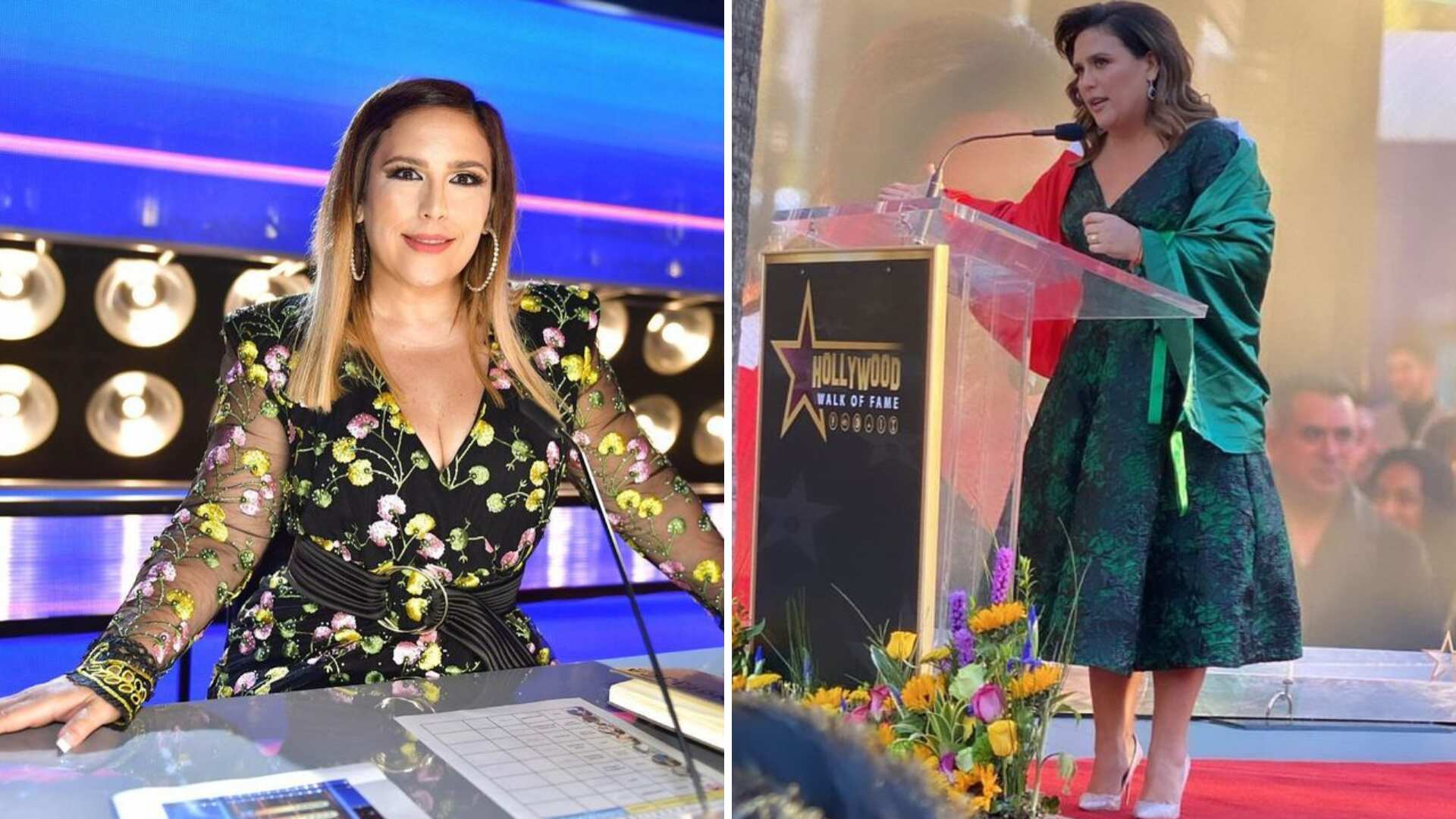 Angélica Vale recibe estrella en el Paseo de la Fama