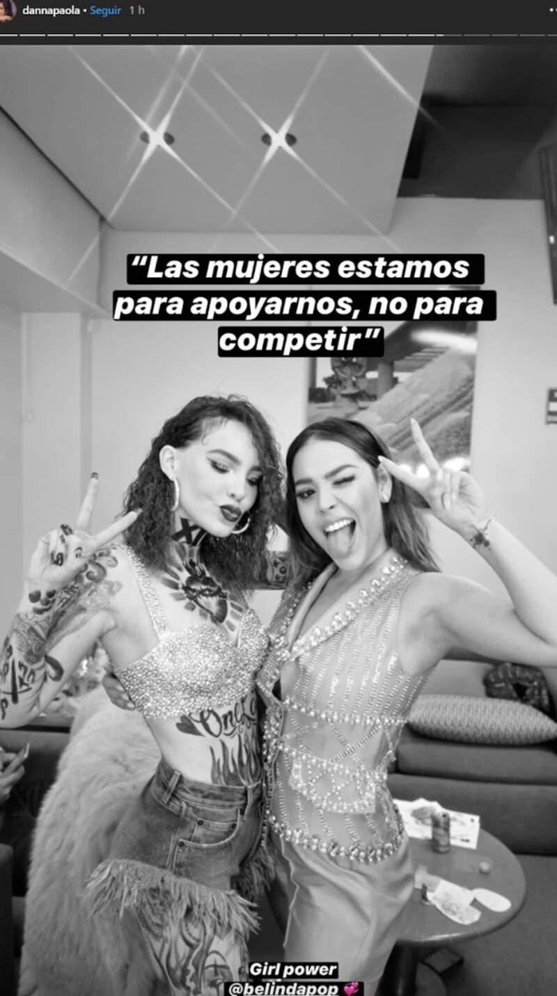 Belinda y Danna Paola: la verdad tras su supuesta rivalidad.