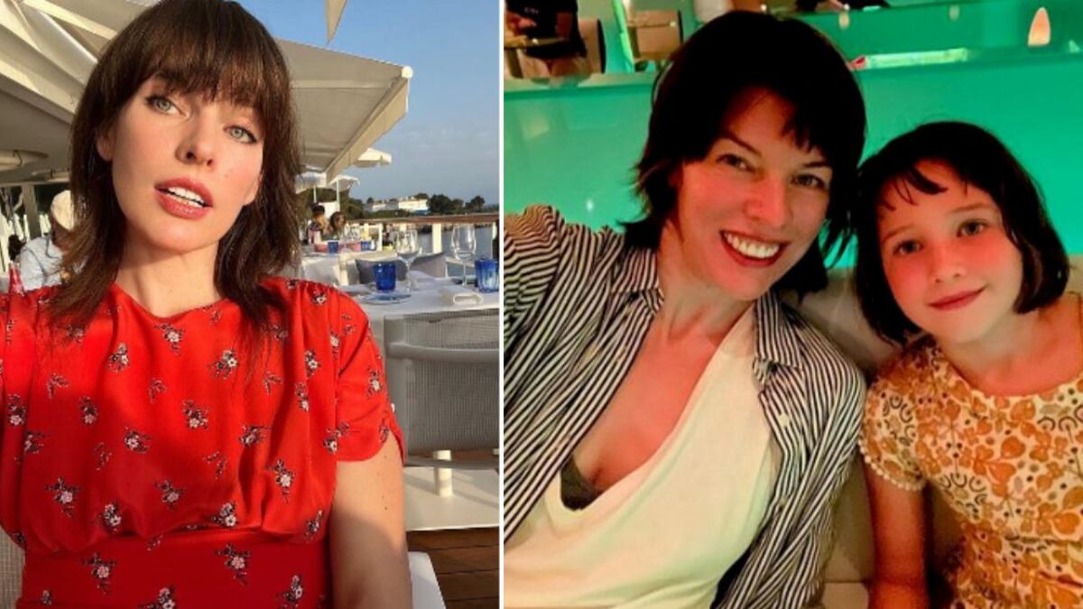 Hija de Milla Jovovich cambia de look y le llueven las críticas